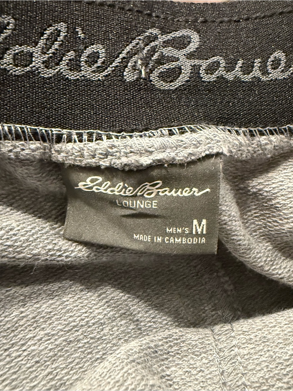 Eddie Bauer Lounge Performance Jogger Sweatpants Heather Gray Size Medium NWT - Picture 3 of 7